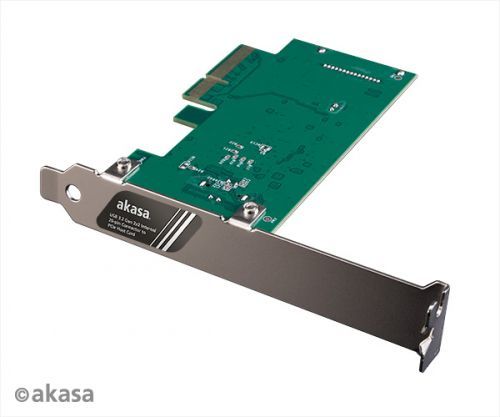 AKASA PCIe karta USB 3.2 Gen 2x2 interní konektor; AK-PCCU3-08
