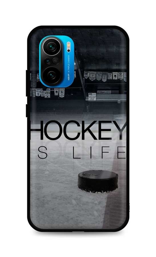 Kryt TopQ Xiaomi Poco F3 silikon Hockey Is Life 62776