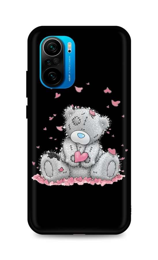 Kryt TopQ Xiaomi Poco F3 silikon Lovely Teddy Bear 62751