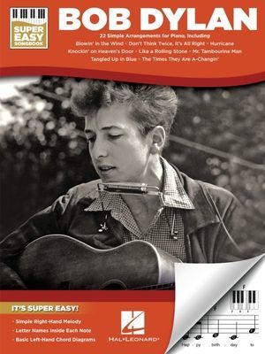 BOB DYLAN SUPER EASY SONGBOOK (DYLAN BOB)(Paperback)