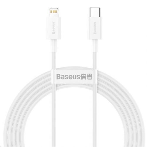Baseus Superior Series rychlonabíjecí kabel Type-C/Lightning 20W 2m bílá