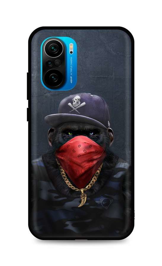 Kryt TopQ Xiaomi Poco F3 silikon Monkey Gangster 62812