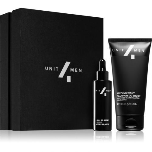 Unit4Men Barber Set Citrus & Musk kosmetická sada (na vousy)