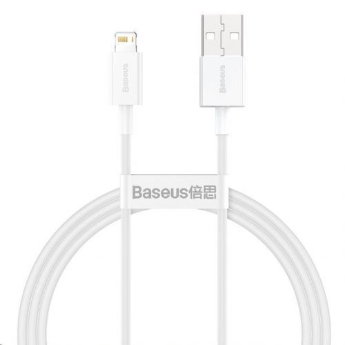 Baseus Superior Series rychlonabíjecí kabel USB/Lightning 2.4A 1m bílá