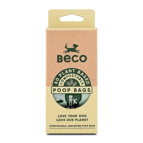 BecoBags, EKO sáčky, 60ks (4 rolky po 15ks)- Kompostovatelné