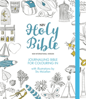 NIV Journalling Bible for Colouring In - With unlined margins and illustrations to colour in (Version New International)(Pevná vazba)