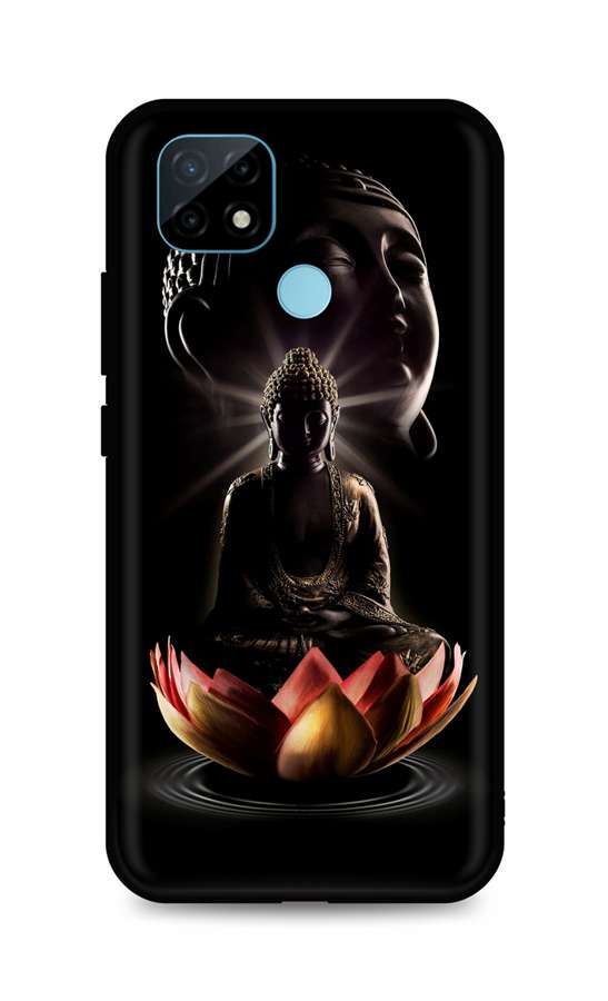 Kryt TopQ Realme C21 silikon Meditation 61673