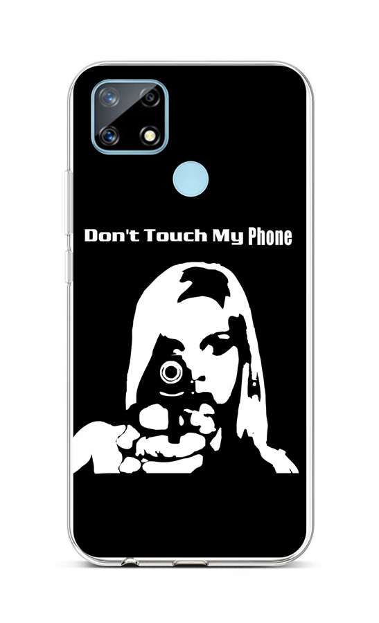 Kryt TopQ Realme 7i silikon Don't Touch Gun 62526