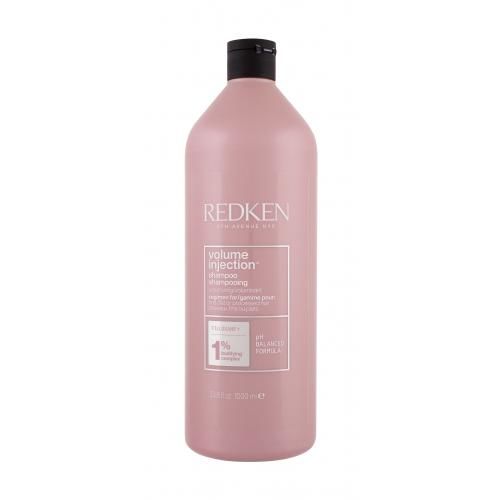 Redken Volume Injection Shampoo posilující šampon pro jemné vlasy bez objemu 1000 ml