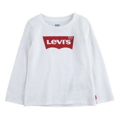 Dětská košile Levi's® s dlouhým rukávem bílá