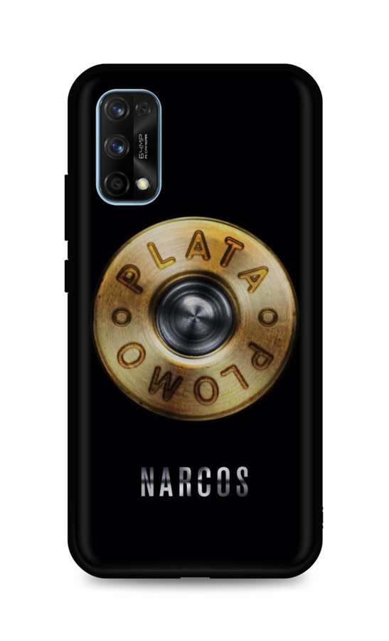 Kryt TopQ Realme 7 Pro silikon Plata O Plomo 62146
