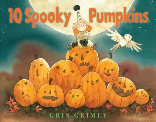 Ten Spooky Pumpkins (Grimly Gris)(Pevná vazba)