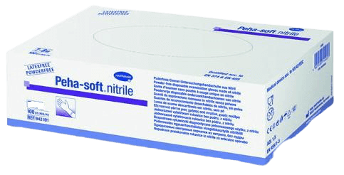 Hartmann  Peha-Soft Rukavice vyšetřovací NITRILE bílé bez pudru nesterilní L 100ks