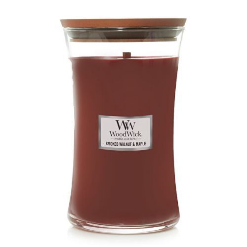 WoodWick Vonná svíčka váza velká Smoked Walnut & Maple 609,5 g