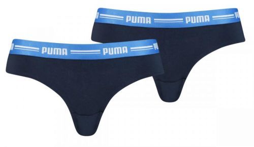 Kalhotky Puma  Brazilian 2er Pack Damen Blau F009