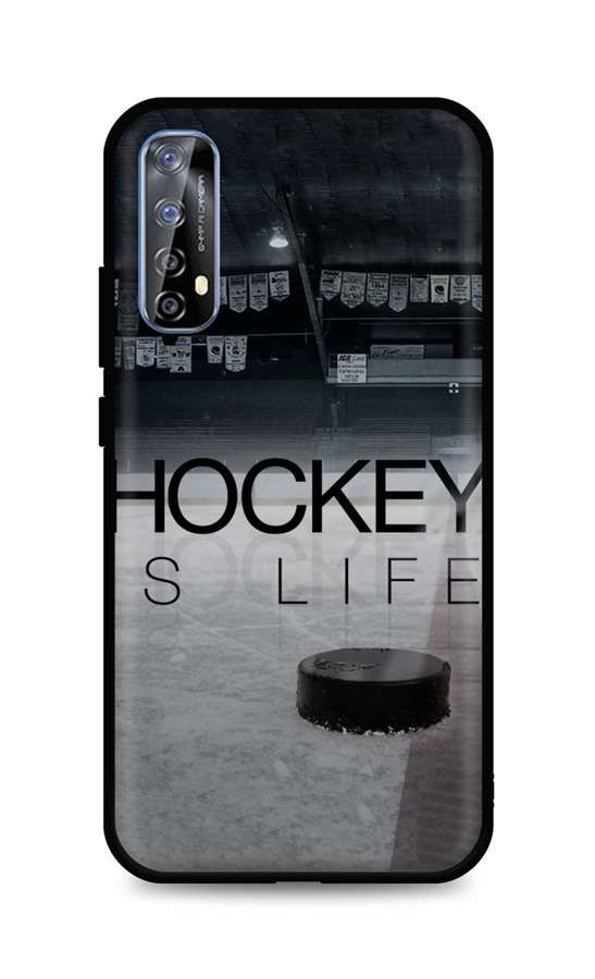 Kryt TopQ Realme 7 silikon Hockey Is Life 61985