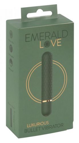Emerald Love - cordless, waterproof rod vibrator (green)