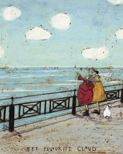 PYRAMID INTERNATIONAL Obraz na plátně Sam Toft - Her Favourite Cloud, (40 x 50 cm)