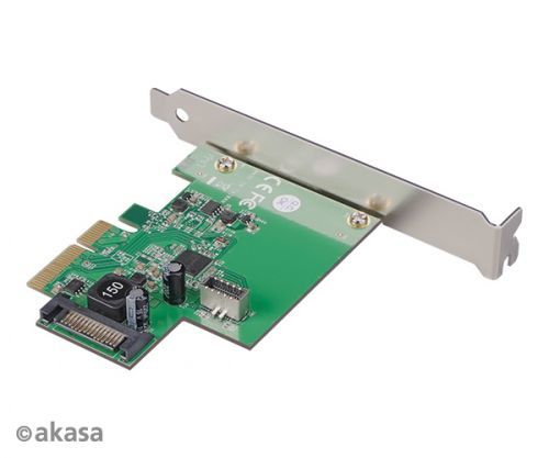 AKASA PCIe karta USB 3.2 Gen 2 interní konektor; AK-PCCU3-06