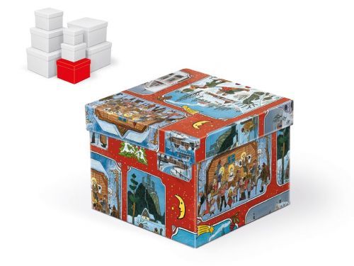 MFP 5370773 Krabice dárková vánoční C-V005-DL 14x14x11cm