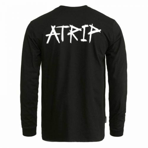 Horsefeathers triko Handwritten LS Atrip black 21/22 Velikost: XL