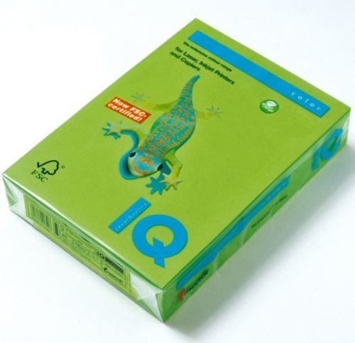 Papír xerografický IQ A4/120g 250 listů májově zelený