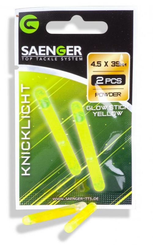 Saenger chemické světlo 4,5 x 39 mm, žlutá, bal. 2 ks-0332600