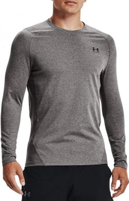 Triko s dlouhým rukávem Under Armour UA CG Armour Fitted Crew-GRY