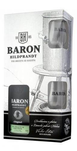 Baron Hildprandt Zralá Hruška + 2xsklo 0,7l 40% 0,7l