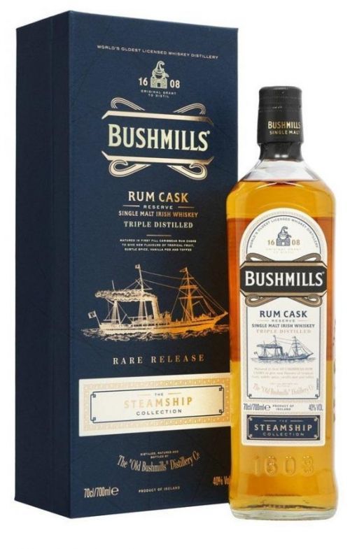 Bushmills Rum Cask Steamship 0.7l 40% 0,7l