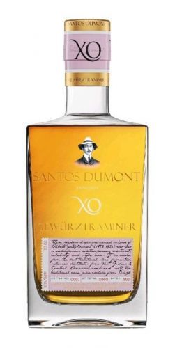 Gravírování: Santos Dumont  Gewürztraminer XO 0,7l 40%