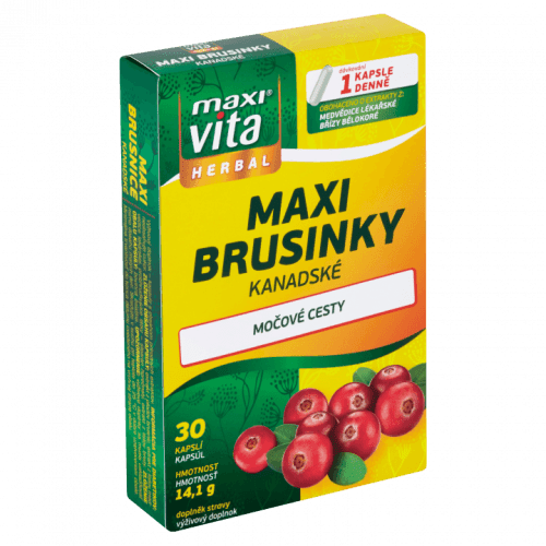 MaxiVita Herbal Maxi brusinky kanadské 30 kapslí 14,1g