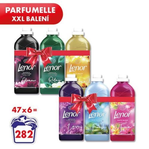 Lenor Aviváž XXL Pack Parfumelle 6x1420 ml