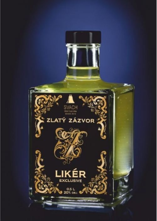 Gravírování: Exclusive Likér Zlatý zázvor 0,5l 20%