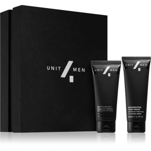 Unit4Men Caring Set Citrus & Musk kosmetická sada na tělo a obličej