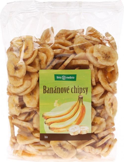 Bio*nebio Bio Banánové chipsy 400g