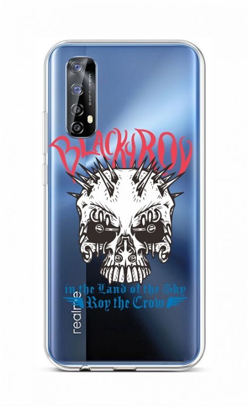 Kryt TopQ Realme 7 silikon Black Roy 62057