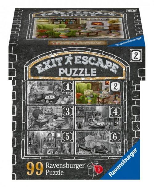 Ravensburger Exit Puzzle: Obývací pokoj 99 dílků