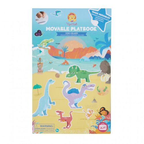 Tiger Tribe Movable Playbook - Ostrov dinosaurů / Movable Playbook Dino Island