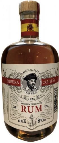Ribera Caribeňa Black Spiced  0,7l 34%