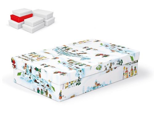 MFP 5370758 Krabice dárková vánoční A-V005-DL 30x19x7cm