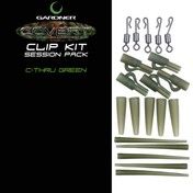 Gardner Kompletní systém na boční zátěž - Covert Clip Kit C-thru, průhledné zelené 5ks