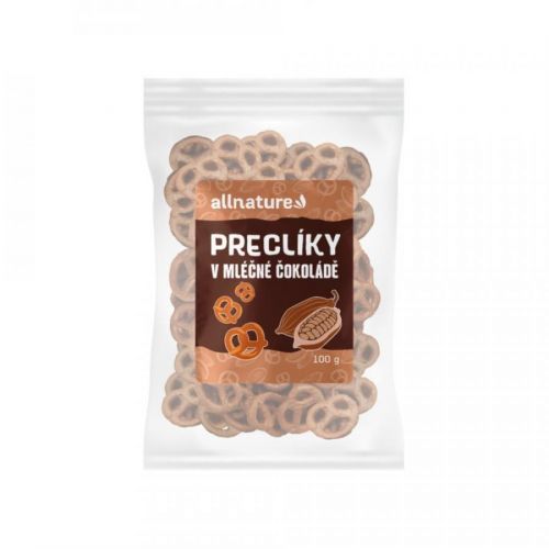 ALLNATURE Preclíky v mléčné čokoládě 100 g