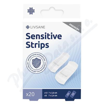LIVSANE Náplasti na citlivou pokožku 20 ks