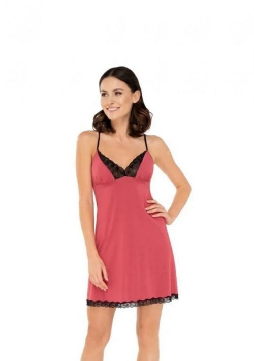 Dámská noční košile Babella Judy - L - Červená