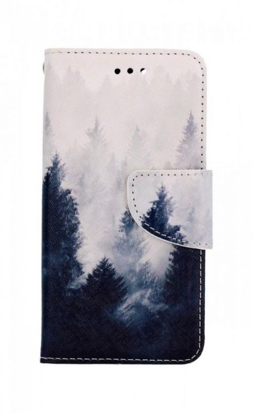 Pouzdro TopQ iPhone SE 2020 knížkové Mlha 62610