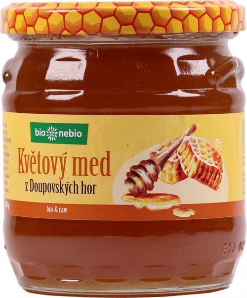 Bio*nebio Bio Květový med z Doupovských hor 500g