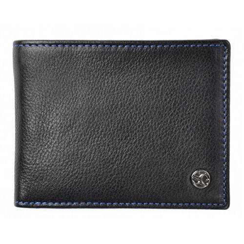 SEGALI Pánská kožená peněženka 907 114 026 black/blue