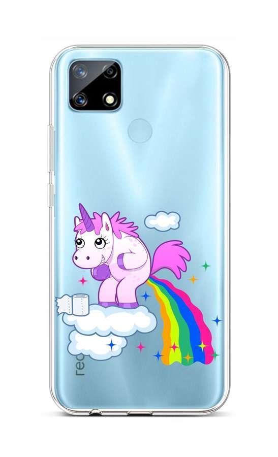 Kryt TopQ Realme 7i silikon Rainbow Disaster 62507