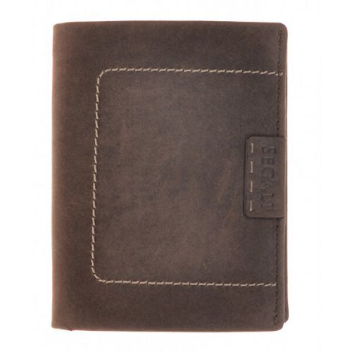 SEGALI Pánská kožená peněženka 50336 brown